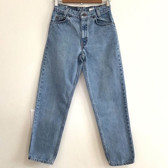 Levi’s Jeans 550 Orange Tab Vintage Mom High Waist Straight Leg Size 27 X 28 - Picture 13 of 14